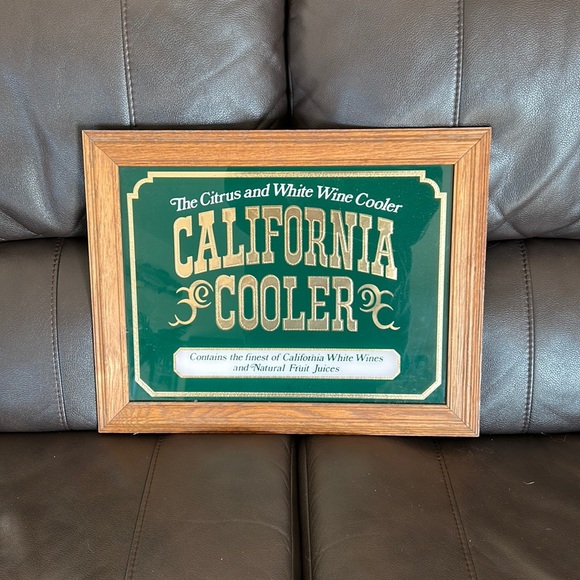 Vintage California Cooler glass bar sign - Picture 4 of 6